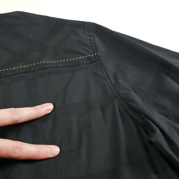 Affliction Button Front Embroidered Shirt Mens Large Black Long Sleeve Casual - Picture 15 of 15